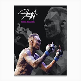 Israel Adesanya UFC Canvas Print