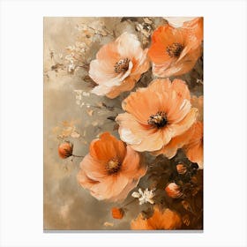 Orange Poppies Canvas Print