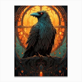 Raven 5 Canvas Print
