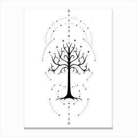 Tree Of Gondor Canvas Print