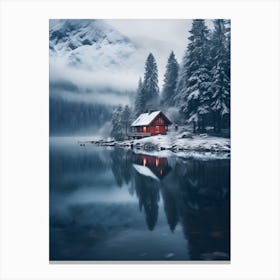 Cabin In The Woods Canvas Print