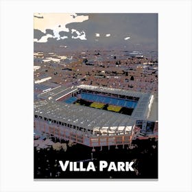 Villa Park, Aston Villa, Stadium, Football, Art, Soccer, Wall Print, Art Print Canvas Print