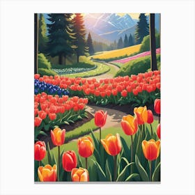 Tulip Field 5 Canvas Print