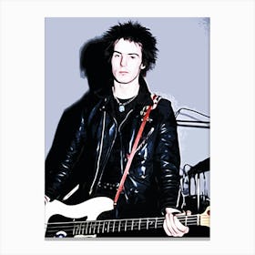 Sid Vicious sex pistols band music Canvas Print