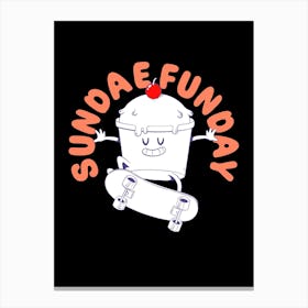 Sundae Funday Canvas Print