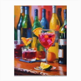 Glass Of Wine Canvas Print