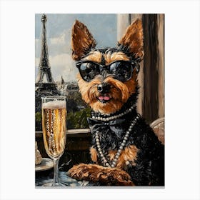 Airedale Whimsy 21 Canvas Print