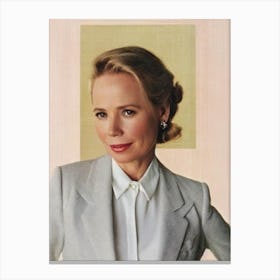 Amy Ryan Retro Collage Movies Canvas Print