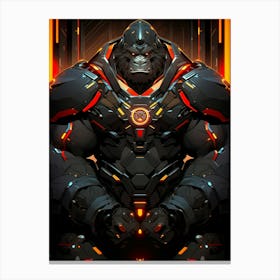 Gorilla In Space 1 Canvas Print