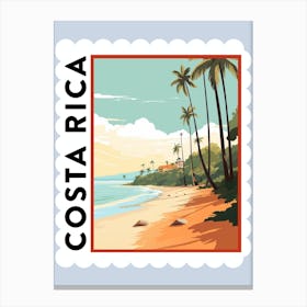 Costa Rica 1 Travel Stamp Poster Canvas Print