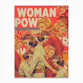 Woman Power Canvas Print