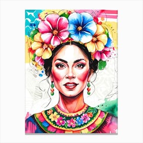 Mexican Woman Canvas Print