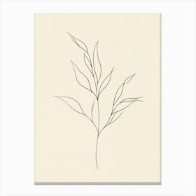 Leaf Art Canvas Print