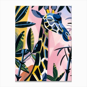 Giraffe In The Jungle 1 Canvas Print