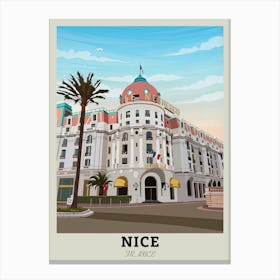 Nice Hotel France Canvas Print