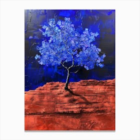 Blue Tree 3 Canvas Print