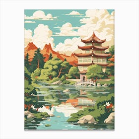 Summer Palace China  Illustration 2  Canvas Print