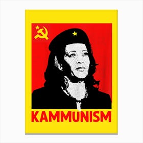 Kamala Harris Kammunism communism Harris Walz Canvas Print