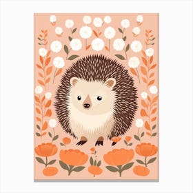 Baby Animal Illustration  Porcupine 4 Canvas Print