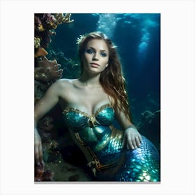 Mermaid-Reimagined 46 Canvas Print