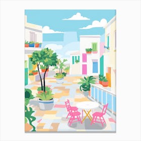 Otranto, Italy Colourful View 2 Canvas Print