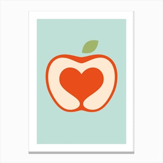 Apple Love Canvas Print