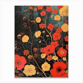 Great Japan Hokusai Japanese Floral 10 Canvas Print