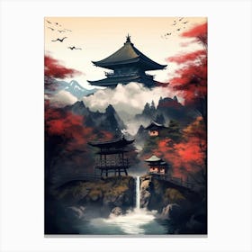 Asian Landscape Painting 13 Canvas Print