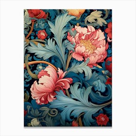 Floral Wallpaper 50 Canvas Print