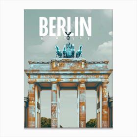 Berlin Brand Canvas Print