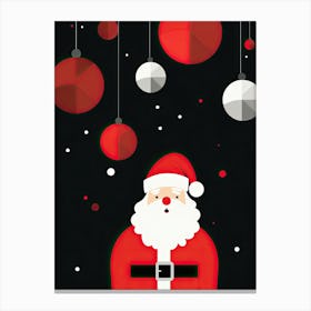 Cute Christmas Santa Canvas Print