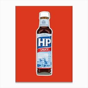 Hp Sauce Art Print Canvas Print