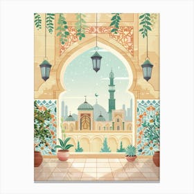 Islamic Background 3 Canvas Print