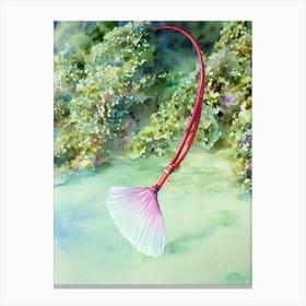 Red Sea Whip Storybook Watercolour Canvas Print