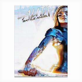 Alita Battle Angel 99 1 Canvas Print