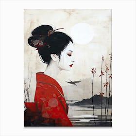 Asian Woman,Chinese Canvas Print