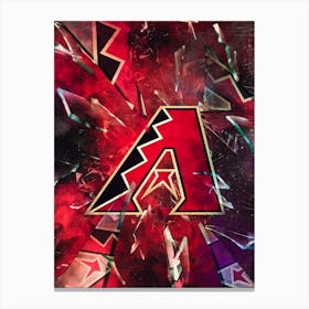 Arizona Diamondbacks Baseball Poster Canvas Print