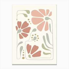 Abstract Floral Painting 2 Toile