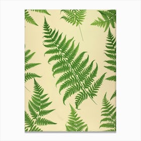 Pattern Poster Ruffled Fern 1 Canvas Print