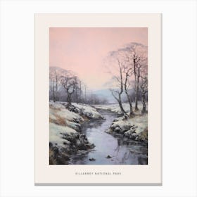 Dreamy Winter National Park Poster  Killarney National Park Ireland 2 Canvas Print