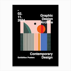 Graphic Design Archive Poster 35 Canvas Print