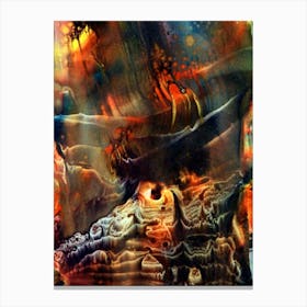 Two In A Boat Canvas Print