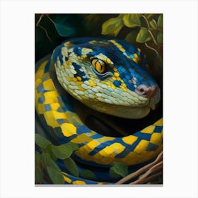 Rat Snake Painting Canvas Print