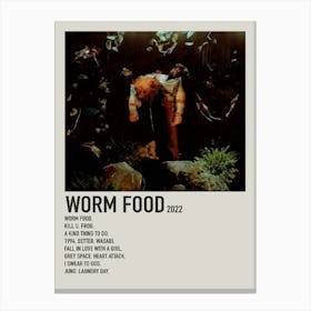 Cavetown Worm Food Canvas Poster Bedroom Decoration 2 Canvas Print