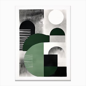 Risograph Radiance; Vintage Print Abstractions Canvas Print