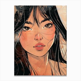 Asian Girl 47 Canvas Print