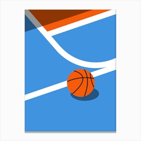Basketball Court Canvas Print