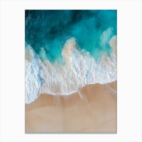 Aerial View Of A Beach 88 Canvas Print