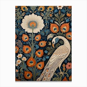 William Morris Peacock 1 Canvas Print