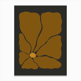 Autumn Flower 03 - Cinnamon Canvas Print